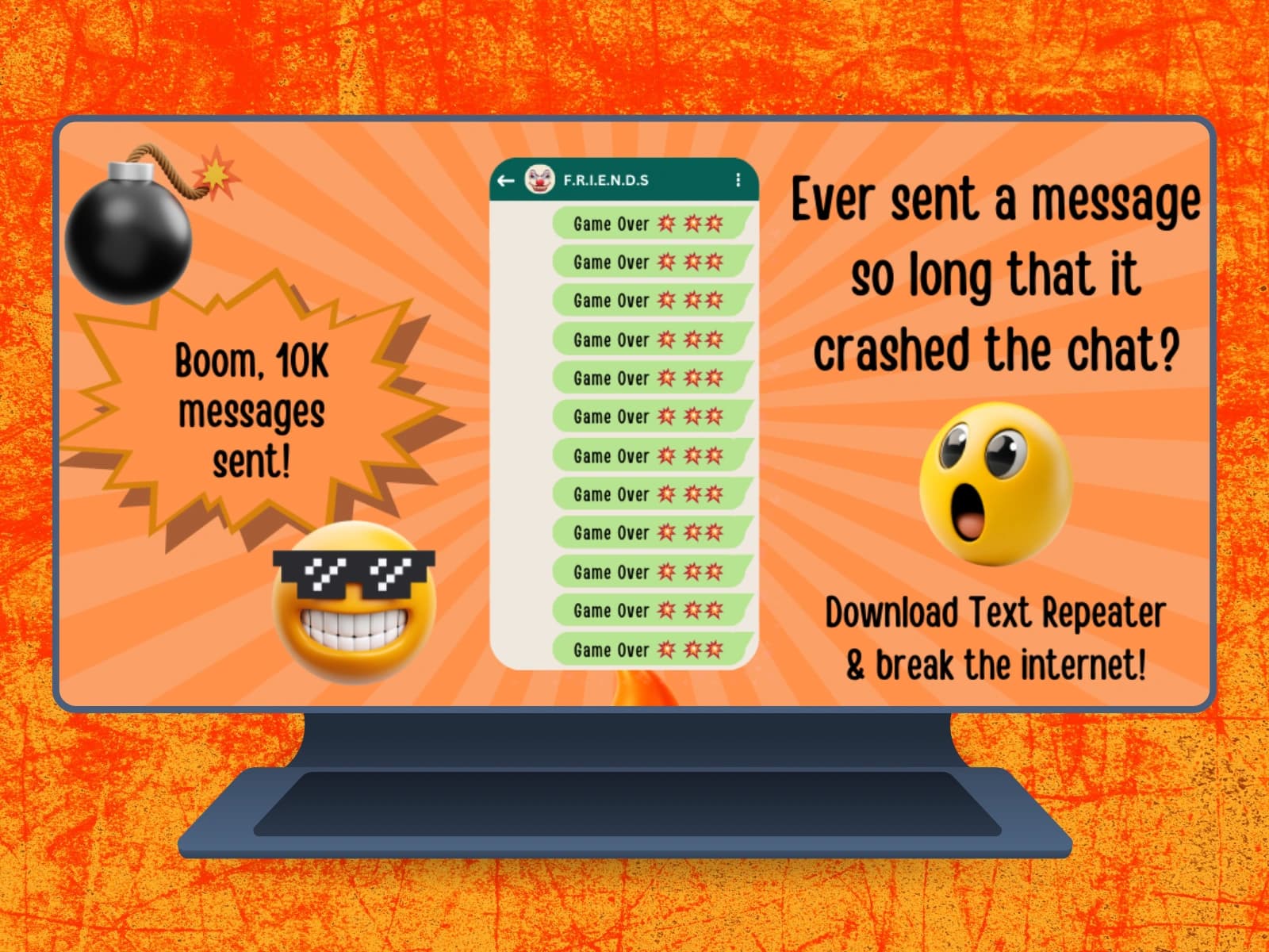 Text Repeater: Repeat Text 10K